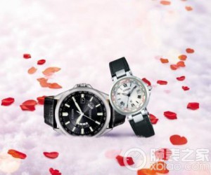 西铁城情人节腕表演绎黑白配