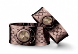 古铜色的诱惑Gucci新款Twirl 系列手表
