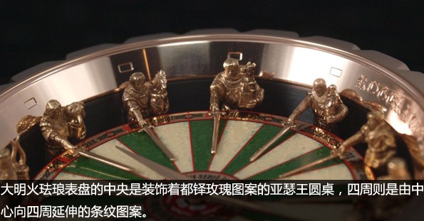 同光后]12圆桌骑士 品评罗杰杜彼霸者系列产品亚瑟王圆桌腕表