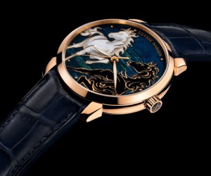 雅典表推出马年特别版鎏金骐骥腕表