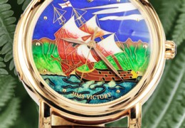 装饰艺术 简评雅典釉瓷珐琅腕表系列HMS胜利号腕表