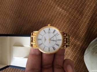 姐夫去欧洲带给我的 浪琴瑰丽金光闪闪