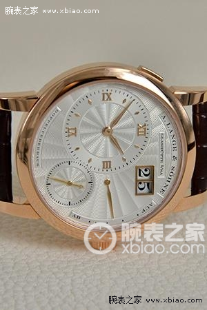 巅峰之作 朗格18K玫瑰金壳配白色盘Lange 1腕表