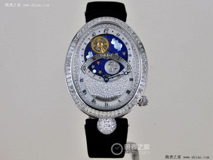 风华绝代 宝玑那不勒斯王后系列8999日夜显示高级珠宝腕表