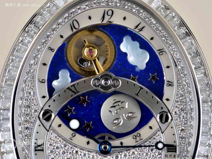 绝代风华 宝玑手表那不勒斯王后系列产品8999日夜表明奢华珠宝腕表