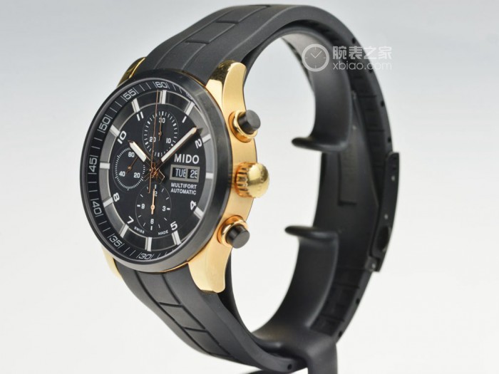 此五味]黑色与金黄搭配的 品评美度舵手系列计时手表