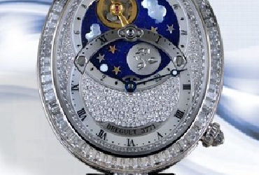 风华绝代 宝玑那不勒斯王后系列8999日夜显示高级珠宝腕表