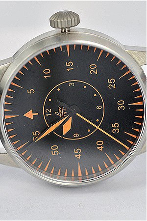 专业航空装备 朗坤新款飞行员系列橙色腕表