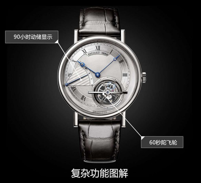 优雅与特性 品评宝玑经典系列产品陀飞轮5377铂金手表