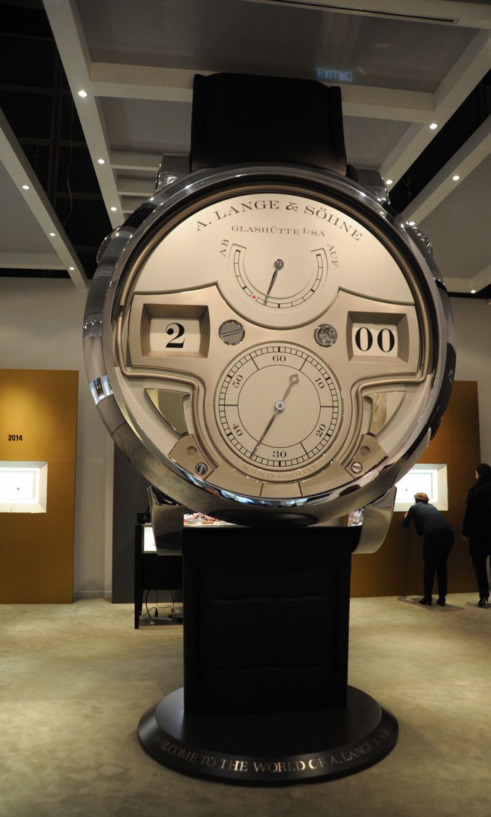 网友盘点?秉承历史的严谨 2015亚洲高级钟表展朗格展馆一览