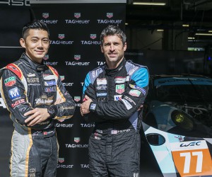 TAG Heuer泰格豪雅品牌大使帕特里克·德姆西与品牌挚友董荷斌出战世界耐力锦标赛