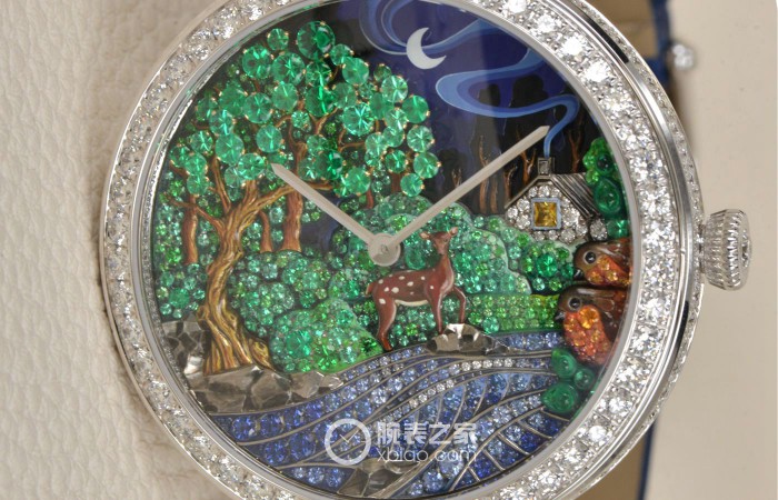 和风细雨：美丽童话 品鉴梵克雅宝珐琅工艺女士腕表