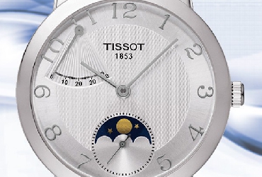 优雅月相 品鉴天梭T-GOLD系列白金月相腕表