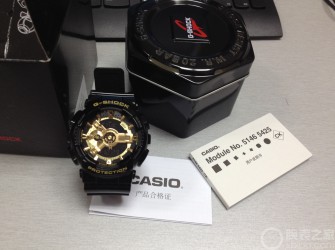 第一只Casio 黑金GA110GB