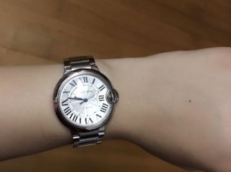 送给自己的生日礼物～卡地亚中号蓝气球W6920046
