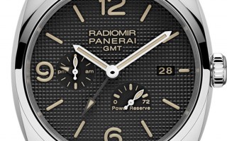 沛纳海Radiomir 1940系列3日动力储存显示两地时间PAM00628腕表