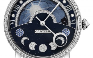 卡地亚Rotonde de Cartier 昼夜显示月相腕表