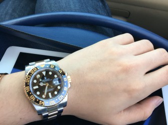 人生第三只表rolex 黑金