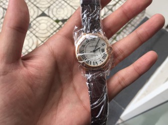 送女朋友的礼物 卡地亚蓝气球36MM玫瑰金