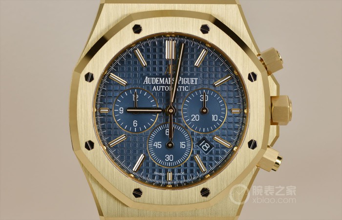 打开黄金新时期 品评爱彼皇家橡树系列产品黄金计时手表