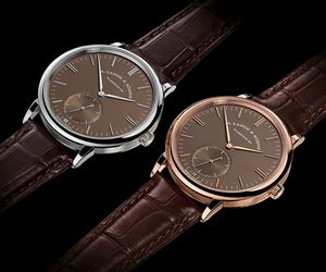 庆祝东京银座精品店重装开幕 朗格推出两款赤褐色Saxonia Automatic腕表