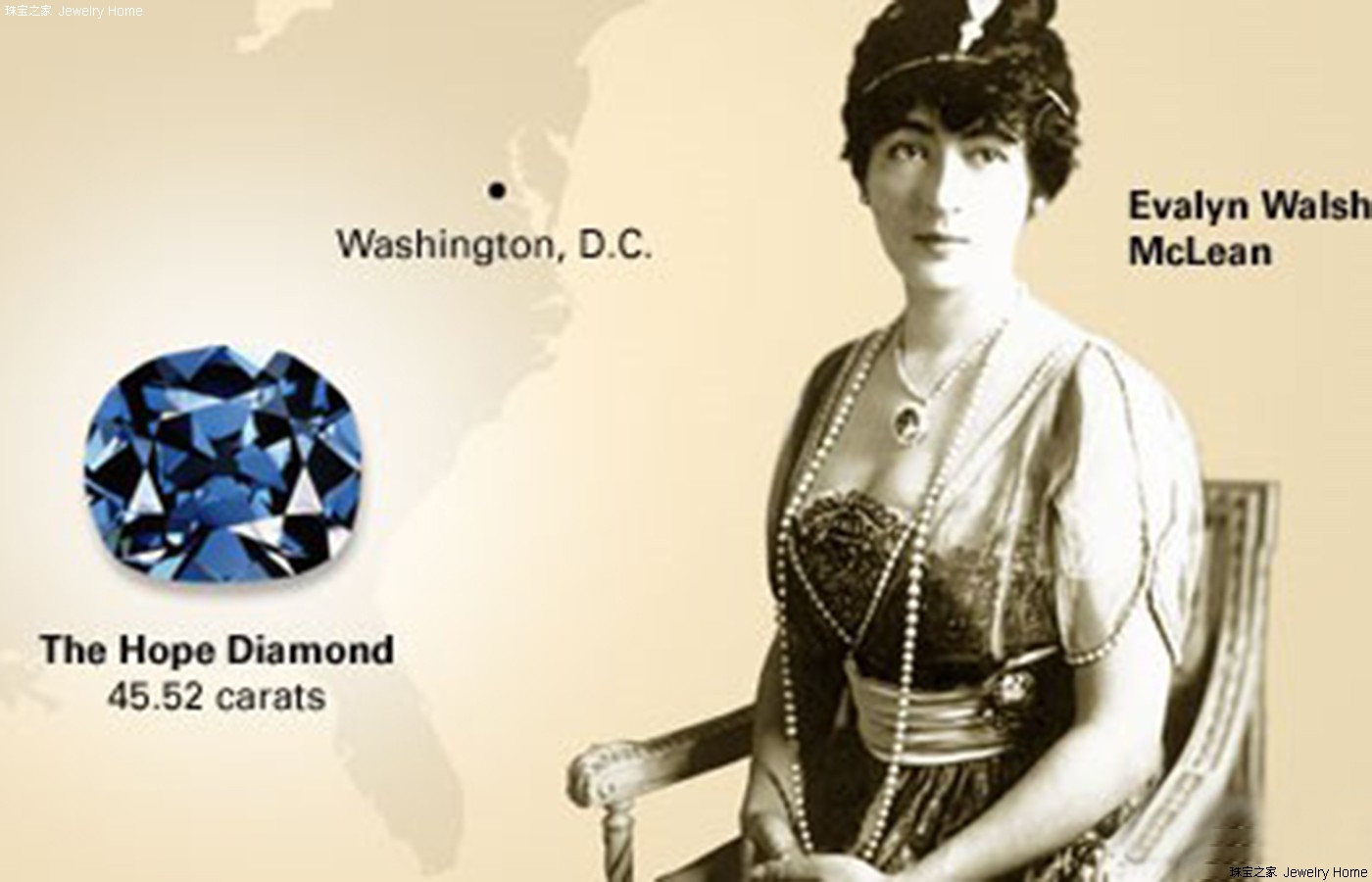 传奇珠宝--霍普钻石 还原一个真实的噩运之钻
