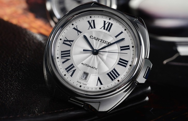 浪漫礼物 卡地亚Clé de Cartier系列情侣对表精钢表链款