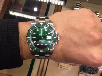 价格不美但很兴奋 解毒劳力士间金黑水鬼