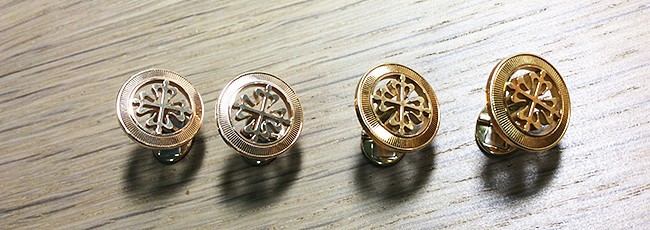 品牌的威力 表友晒收藏的4对百达翡丽袖扣