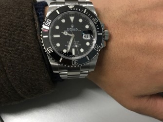 精准的黑水鬼 第一块劳力士就这样到手了