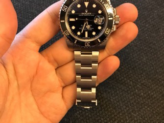 机场劳力士专卖购入黑水鬼 都是缘分