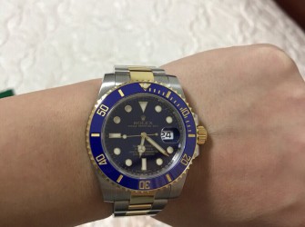 即使拥有百达翡丽 也最喜欢戴劳力士间金蓝