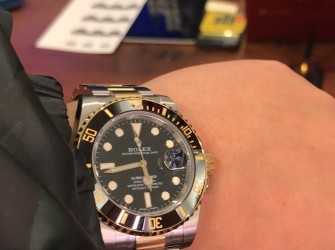 上手还可以！劳力士间金黑鬼购入作业