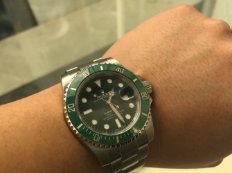 一晚上没怎么睡 终于解毒劳力士绿水鬼