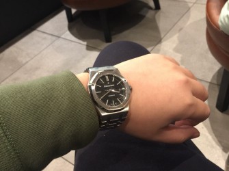 入手爱彼皇家橡树15400黑盘 等了一个多月