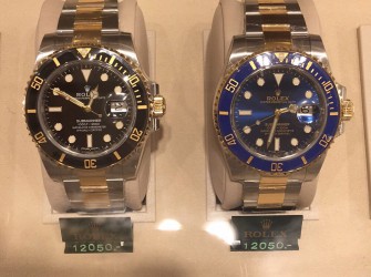 年轻的选择 劳力士间金蓝水鬼作业