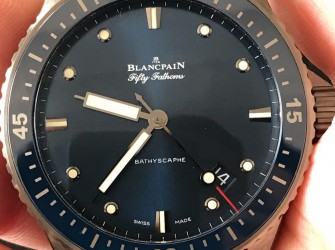 乱弹我和手表的故事 宝珀五十噚蓝陶腕表作业