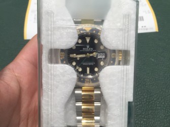 一劳永逸 韩国乐天入劳力士GMT间金