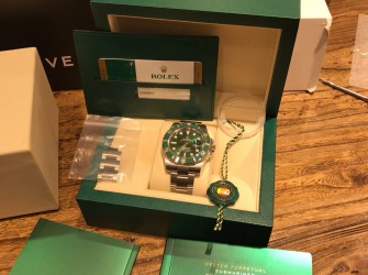 大爱的劳力士绿鬼终于到了 我准备来个花臂配合下