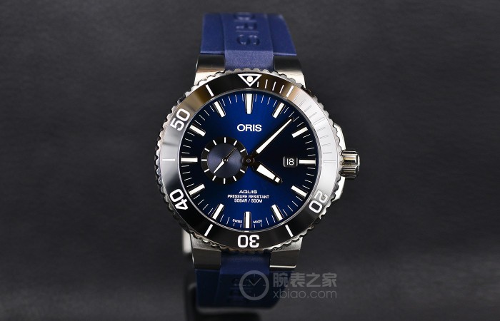 必有初]的时间深海 品评豪利时AQUIS系列产品小秒针日历腕表