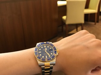 自己的选择 入手劳力士间金蓝水鬼作业