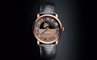 卡地亚推出Rotonde de Cartier神秘日夜显示玫瑰金腕表