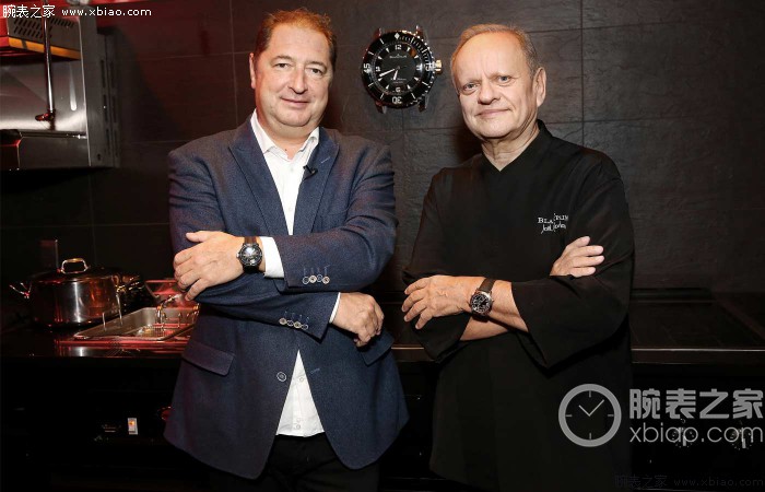 著名星级主厨乔尔·卢布松(jol robuchon 出席宝珀blancpain纽约专卖
