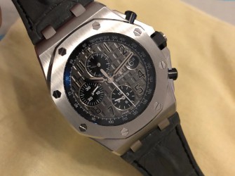 满心期待的爱彼大象灰离岸型终于到手 与大家一起品鉴