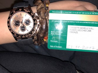 少女的不二选择 入手劳力士粉金色迪通拿 