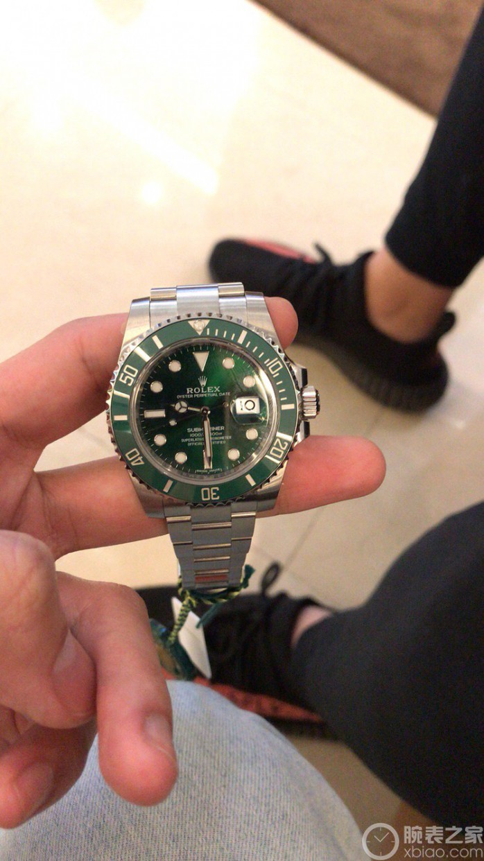抓鬼成功入手劳力士绿水鬼