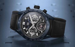 TAG Heuer 泰格豪雅Carrera（卡莱拉系列）“蟒蛇头”陀飞轮精密计时码表