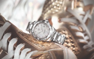 TAG Heuer泰格豪雅Aquaracer（竞潜系列） Calibre 9女士自动腕表 