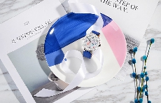纯粹时光 Tambour Horizon Monogram 白色智能腕表