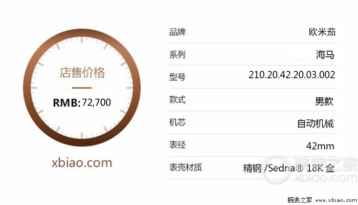 欧米茄最新海马300间金款现货在售 北京东方广场店7.2万元可以买到
